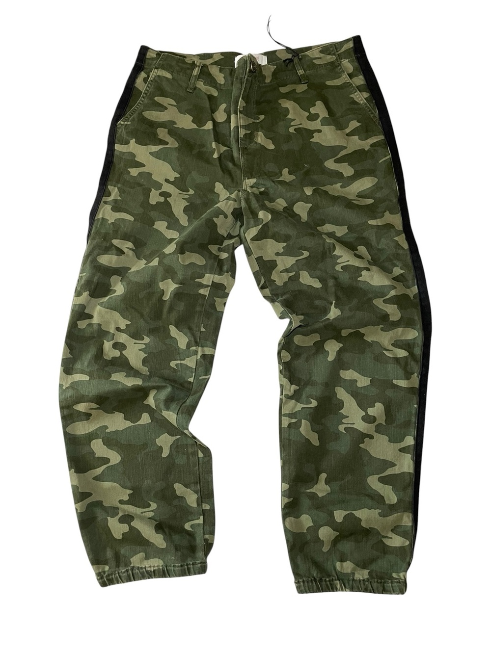 Skinnygirl Utility Jogger Camo Pants NWT Size 31/12 Side Stripe Trendy
